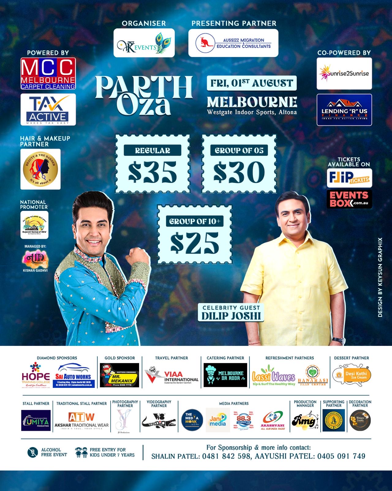 Parth Oza in Melbourne 2025