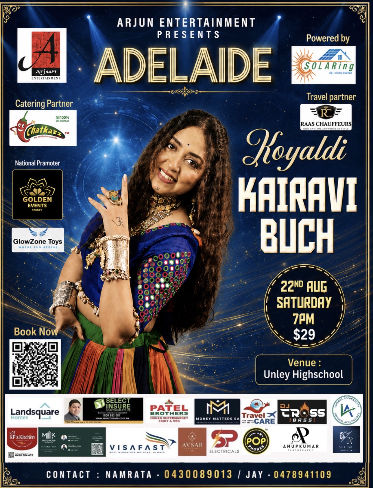 Garba Night With Kairavi Buch- Adelaide