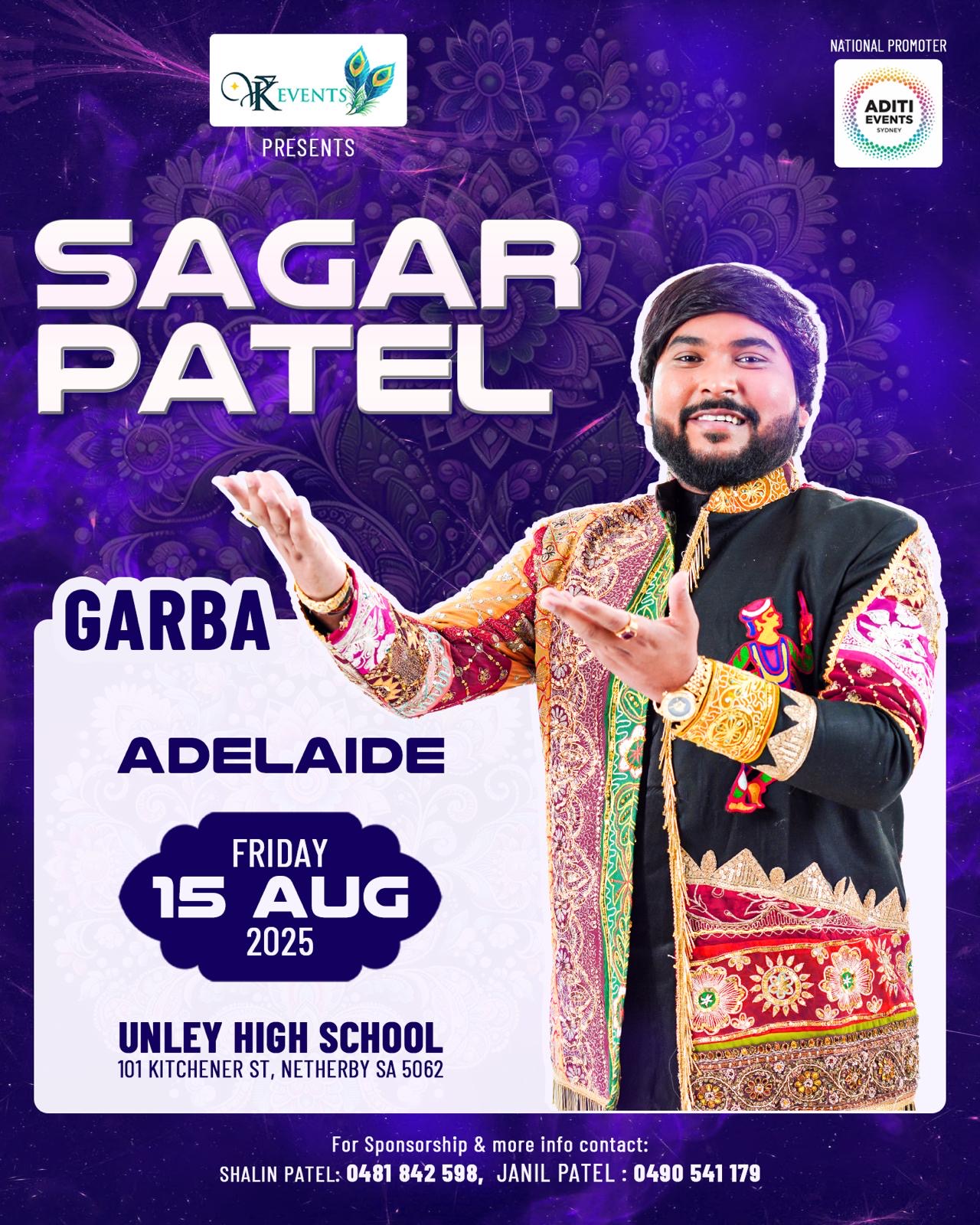 Sagar Patel Garba 2025- Adelaide