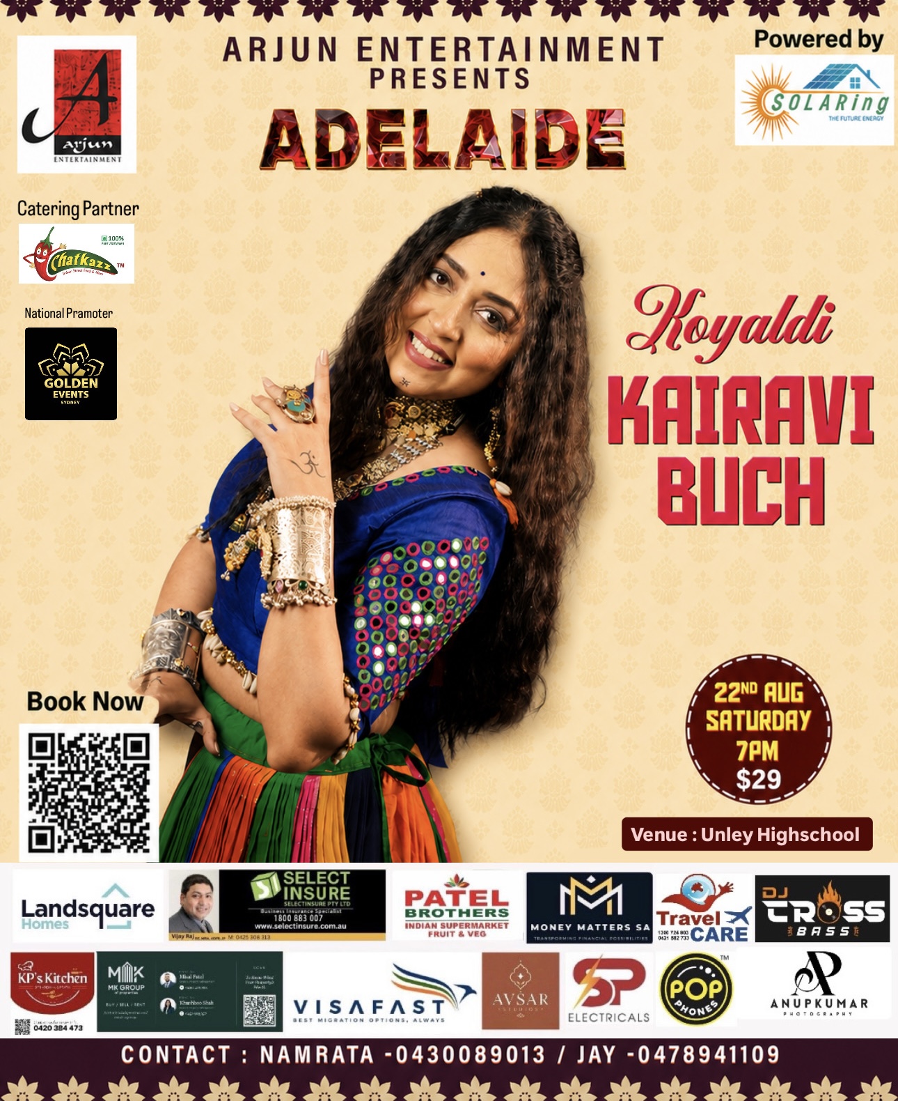 Garba Night With Kairavi Buch- Adelaide