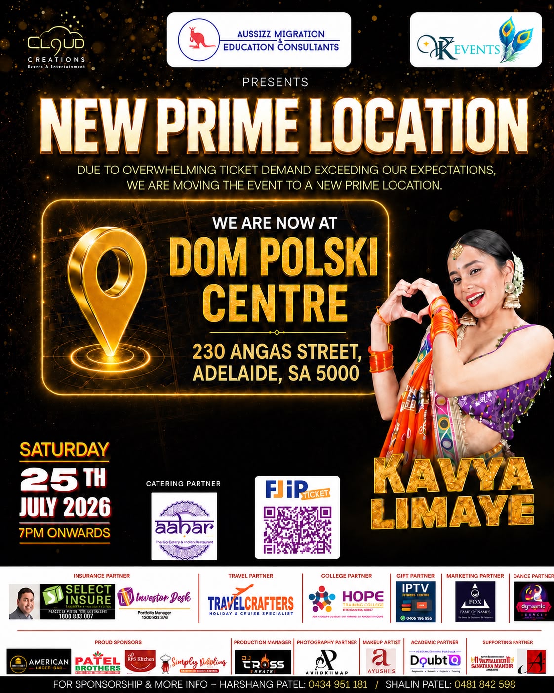 Kavya Limaye Garba in Adelaide 2026