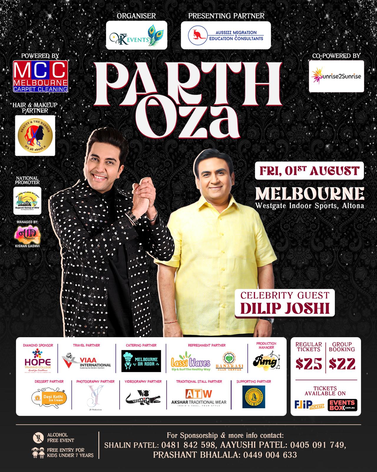 Parth Oza in Melbourne 2025