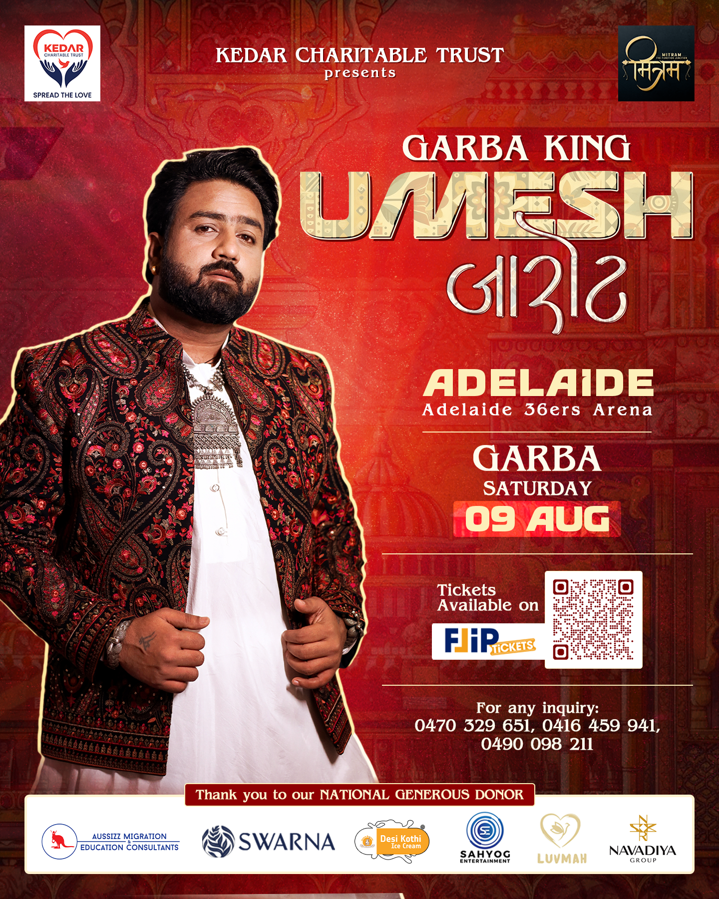 Umesh Barot Garba 2025-Adelaide
